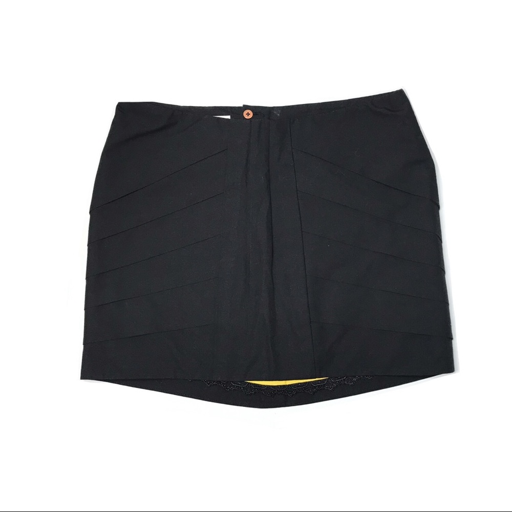 🆕 Leifsdottir Black Pleated Mini Skirt Anthropologie